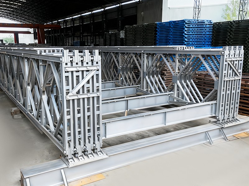 CB 450 Bailey Bridge Four-Row Single-Layer Reinforced Galvanized Bailey Bridge
