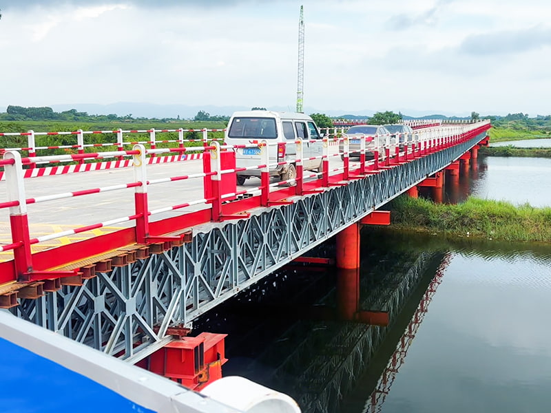 Malaking Span Galvanized Steel Approach Bridge